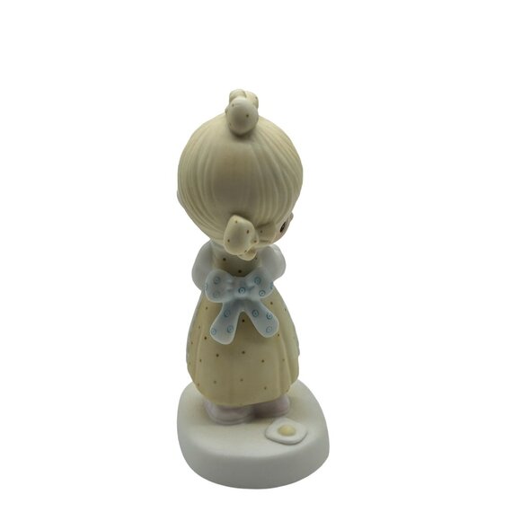 Precious Moments Eggs Over Easy Girl Frying Pan Figurine E-3118 1979 - Picture 7 of 10